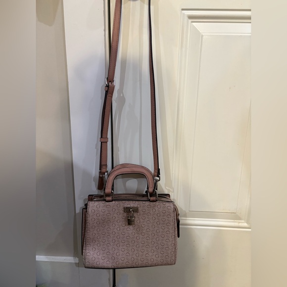 Guess Pink Logo Crossbody Bag - Picture 4 of 12